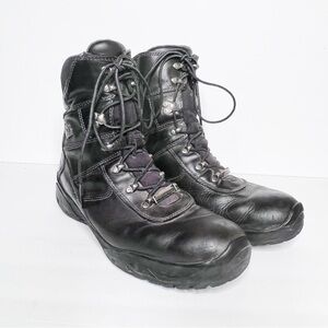 Harley Davidson Black Leather Motorcycle Moto Boots Size 10 Men’s